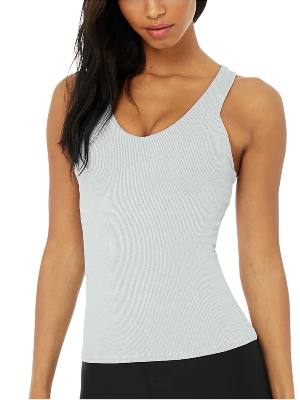 ALO | Elevate Tank | Dove Grey Heather | SM
